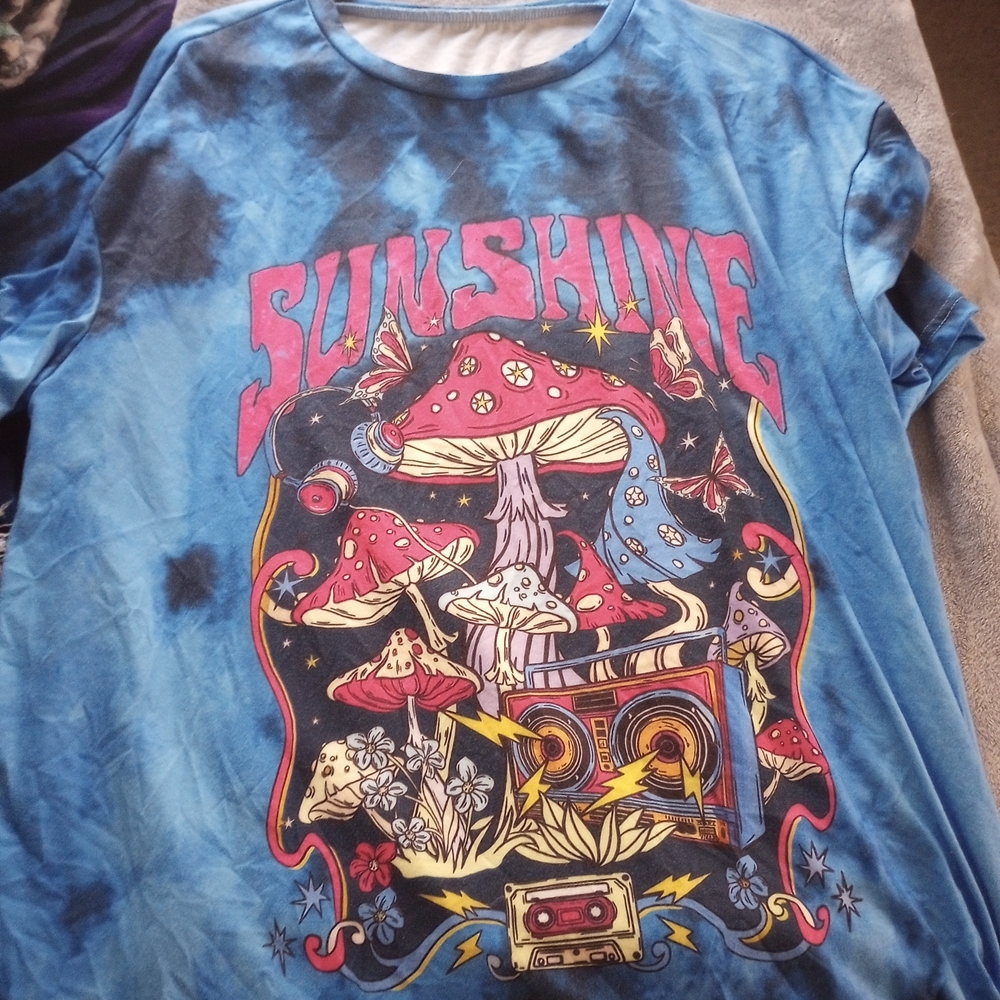 Sunshine Blue Graphic Adult Shirt